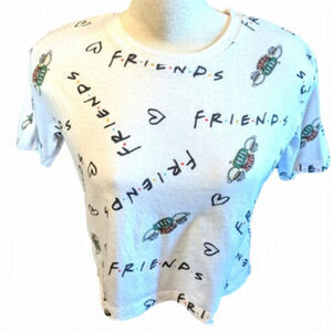 FRIENDS Crop Top, Cotton Crop Top, Friends Gift, Size Large